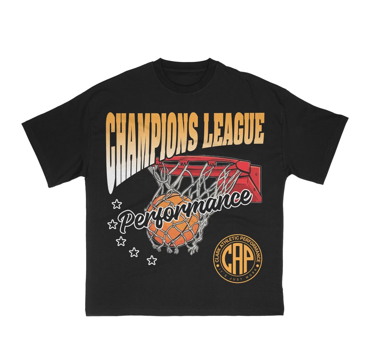 Champions League Performance CAP Basketball Tee