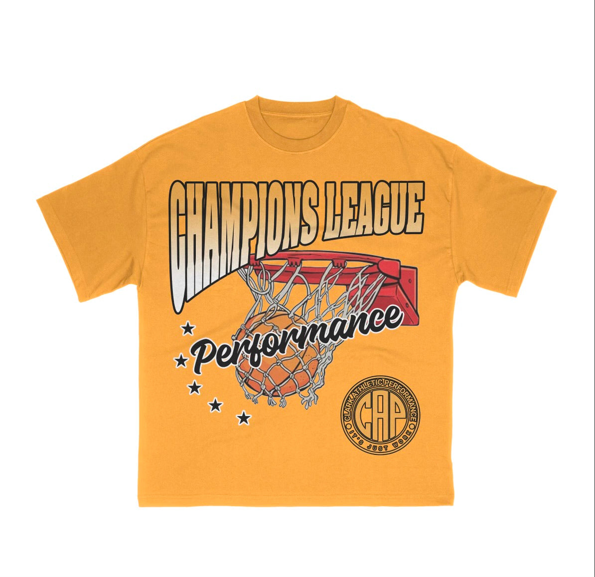 Champions League Performance Basketball CAP Tee