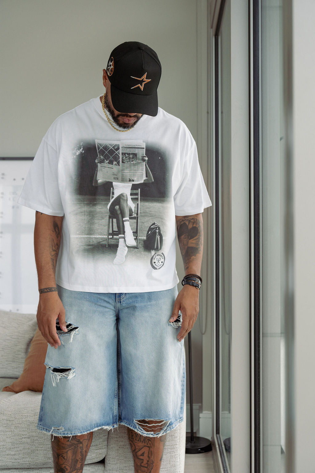 CAP Society International Crop Style Tee
