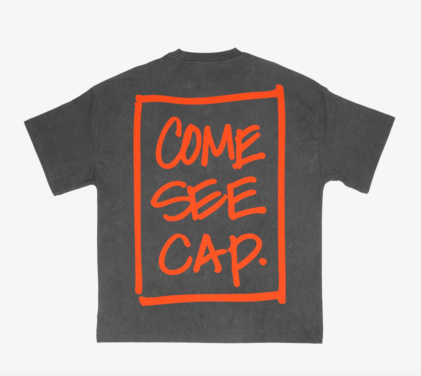 The Cap Effect (Stone Grey + Orange)